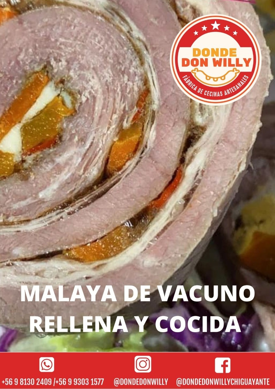 MALAYA DE VACUNO RELLENA Y COCIDA