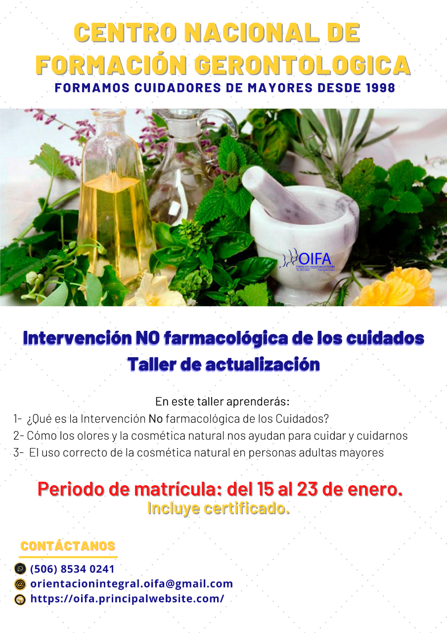 Segundo Taller de Actualización para cuidadores gerontológicos