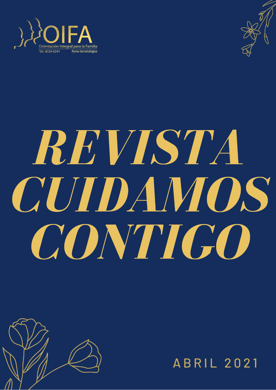 Revista Cuidamos Contigo, mes de abril, solicítala al whats 85340241