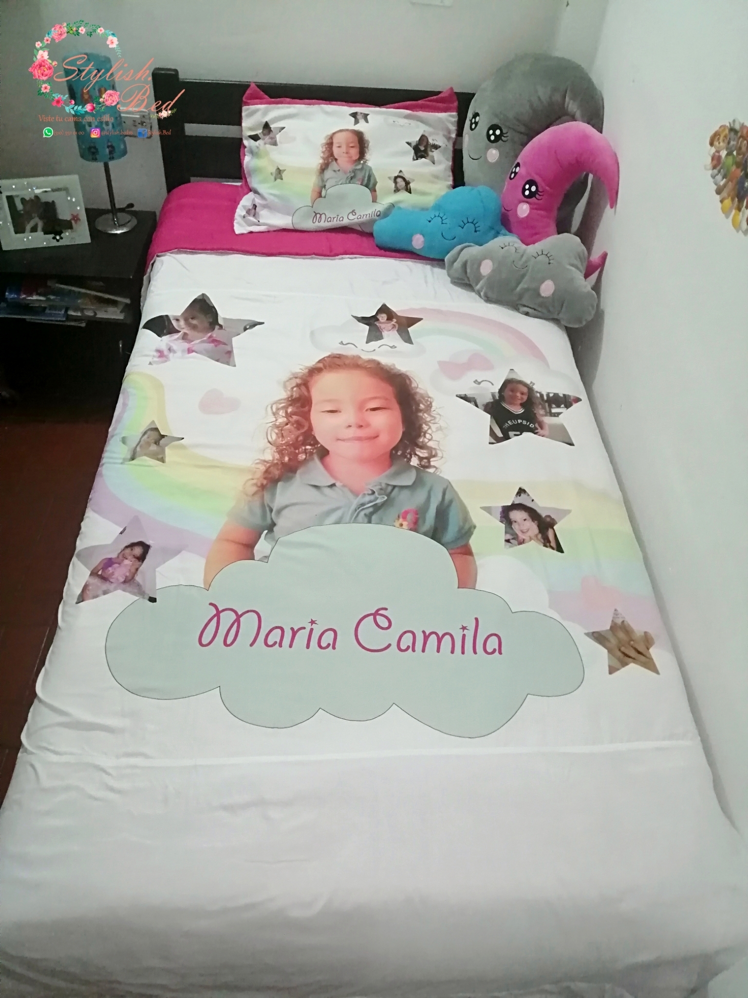 Cobertores para cama personalizados
