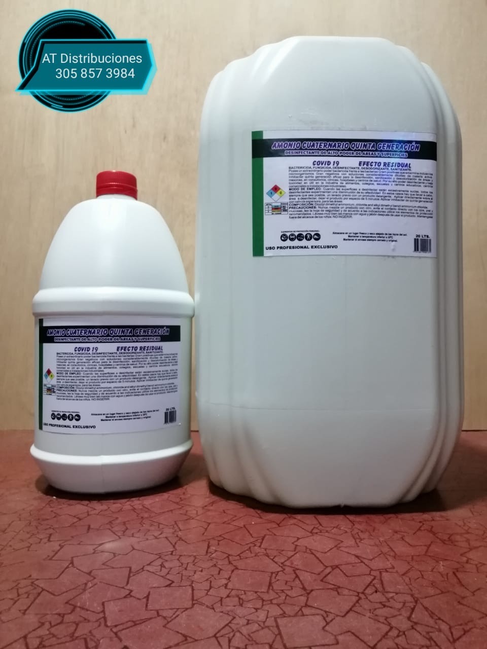 Desinfectante Amonio Cuaternario De 5ta Generación 2909