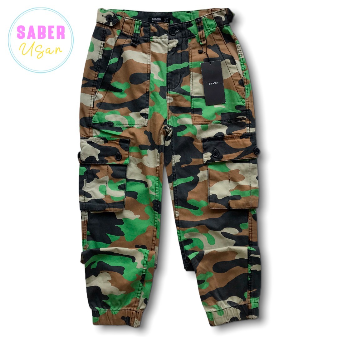 Bershka pantalon camuflaje shops